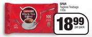 Spar Tagless Teabags-100's Per Pack