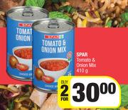 Spar Tomato & Onion Mix-For 2 x 410g 