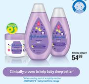 Johnson's Baby Bedtime Range