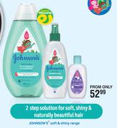 Johnson's Soft & Shiny Range