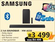 Samsung 2.1 Ch Soundbar HW-A550