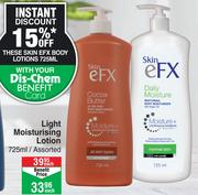 Skin eFX Light Moisturising Lotion Assorted-725ml Each