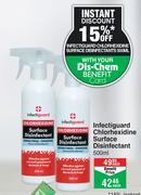 Infectiguard Chlorhexidine Surface Disinfectant-500ml Each