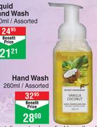 Nature's Nourishment Hand Wash Assorted-260ml