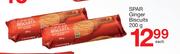 Spar Ginger Biscuits-200g Each