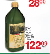 Spar Extra Virgin Spanish Olive Oil-1 Litre Each