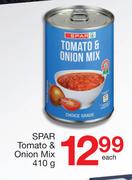 Spar Tomato & Onion Mix-410g Each