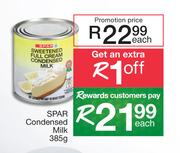 Spar Condensed Milk-385g Each