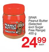 Spar Peanut Butter (Selected Excl. Sugar Free Range)-400g Each