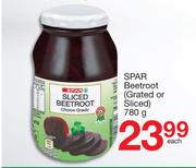 Spar Beetroot Grated Or Sliced-780g Each