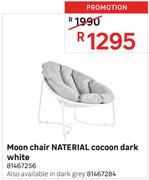 Naterial Moon Chair (Cocoon Dark White)