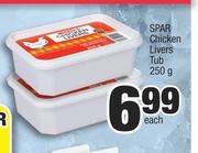 Spar Chicken Livers Tub-250g Each