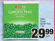 Spar Frozen Garden Peas-1Kg Each