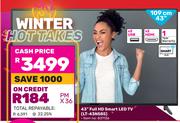 JVC 109cm (43") Full HD Smart LED TV LT-43N585