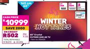 Samsung 165cm (65") Crystal CU7000 UHD 4K TV