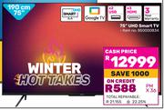 Skyworth 190cm (75") UHD Smart TV