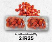 Cocktail Tomato Punnets-For 2 x 200g