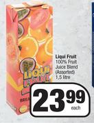 Liqui Fruit 100% Fruit Juice Blend (Assorted)-1.5L Each