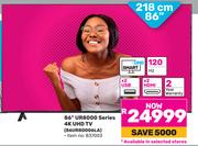 LG 86"(218cm) UR8000 Series 4K UHD TV 86UR80006LA