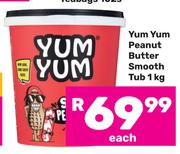 Yum Yum Paenut Butter (Smooth) Tub-1Kg
