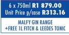 Malfy Gin Range-6 x 750ml