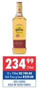 Jose Cuervo Gold Or Silver Tequila-750ml