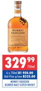 Monkey Shoulder Blended Malt Scotch Whisky-750ml