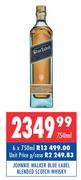 Johnnie Walker Blue Label Blended Scotch Whisky-750ml