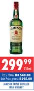 Jameson Triple Distilled Irish Whisky-750ml