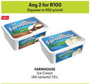 Farmhouse Ice Cream (All Variants)-For Any 2 x 1.8Ltr