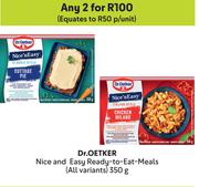Dr. Oetker Nice And Easy Ready-To-Eat-Meals (All Variants)-For Any 2 x 350g