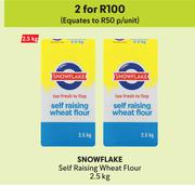 Snowflake Self Raising Wheat Flour-For  2 x 2.5kg
