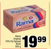 Rama Original 70% Fat Spread Brick-500g