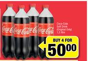 Coca Cola Soft Drink(Original Only)-For 4 x 1.5Ltr