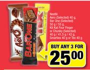  Nestle Aero Selected-For Any 3 x 40g