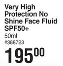 Bionike Defence Sun Very High Protection No Shine Face Fluid SPF50+-50ml