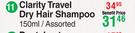 Clarity Travel Dry Hair Shampoo Assorted-150ml