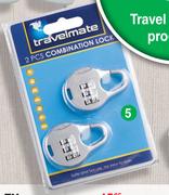 Travel Mate Padlock Combination 2 Piece
