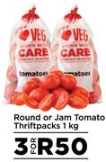 Round Or Jam Tomato Thriftpacks-For 3 x 1kg