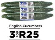 English Cucumbers-For 3