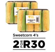 Sweetcorn 4's- For 2