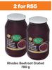 Rhodes Beetroot Grated-For 2 x 780g