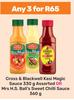 Cross & Blackwell Kasi Magic Sauce 330g Assorted Or Mrs H S Ball's Sweet Chilli Sauce 360g-For Any 3