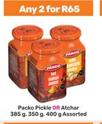 Paco Pickle Or Atchar Assorted-For Any 2 x 385g/350g/400g