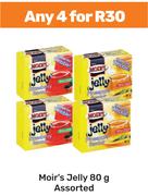 Moir's Jelly Assorted-For Any 4 x 80g