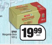 Spar Margarine Brick-500g Each