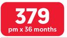 2 x Samsung Galaxy 128GB A24-On Red Core More Data 1.2GB/50 Min Top Up