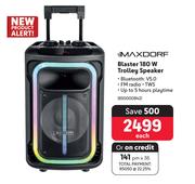 Maxdorf Blaster 180W Trolley Speaker-Each