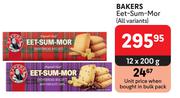 Bakers Eet-Sum-Mor (All Variants)-12 x 200g