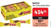 Nestle Tex Chocolate Bars-40's